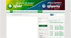 Desktop Screenshot of infolot.com.ve
